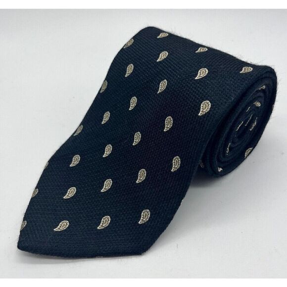 Giorgio Armani - A Milano Borgonuovo 21‎ 100% Silk Tie Paisley Handmade in Italy - Picture 1 of 7